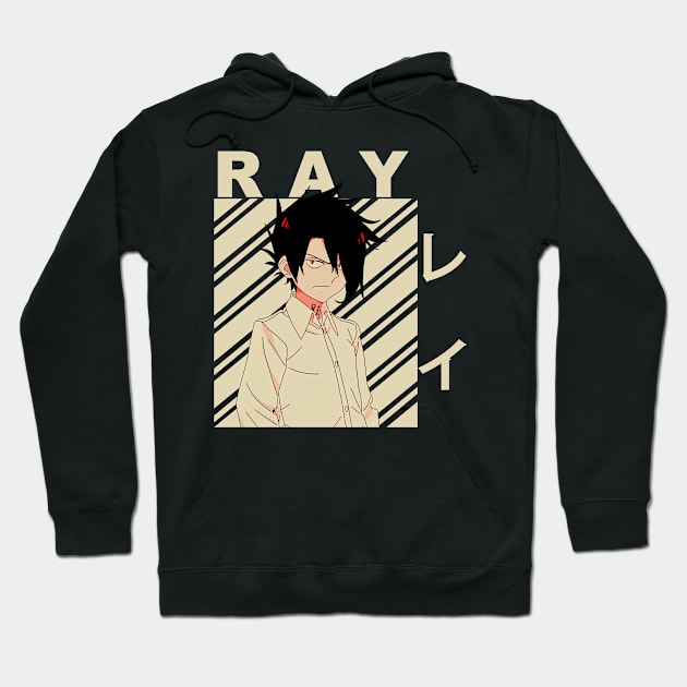 Ray Vintage Art Hoodie by CarolIrvine